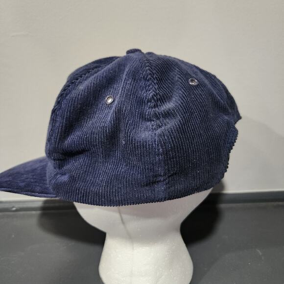 VTG 90s Joe Camel Navy Corduroy Cigarettes Promo Snapback Hat Cap OSFA 1990s - Picture 8 of 14